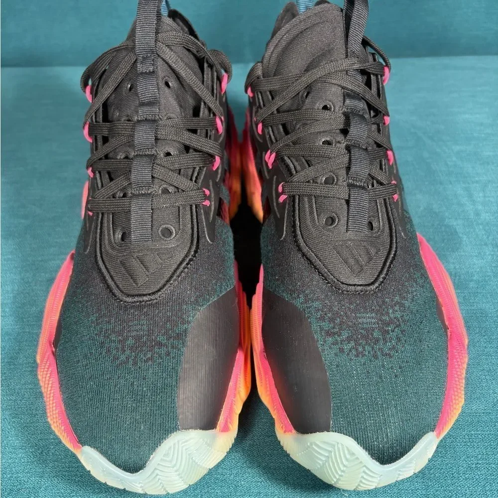 Adidas Trae Young 3 Pink Acid Orange Black Men's Shoes size 8